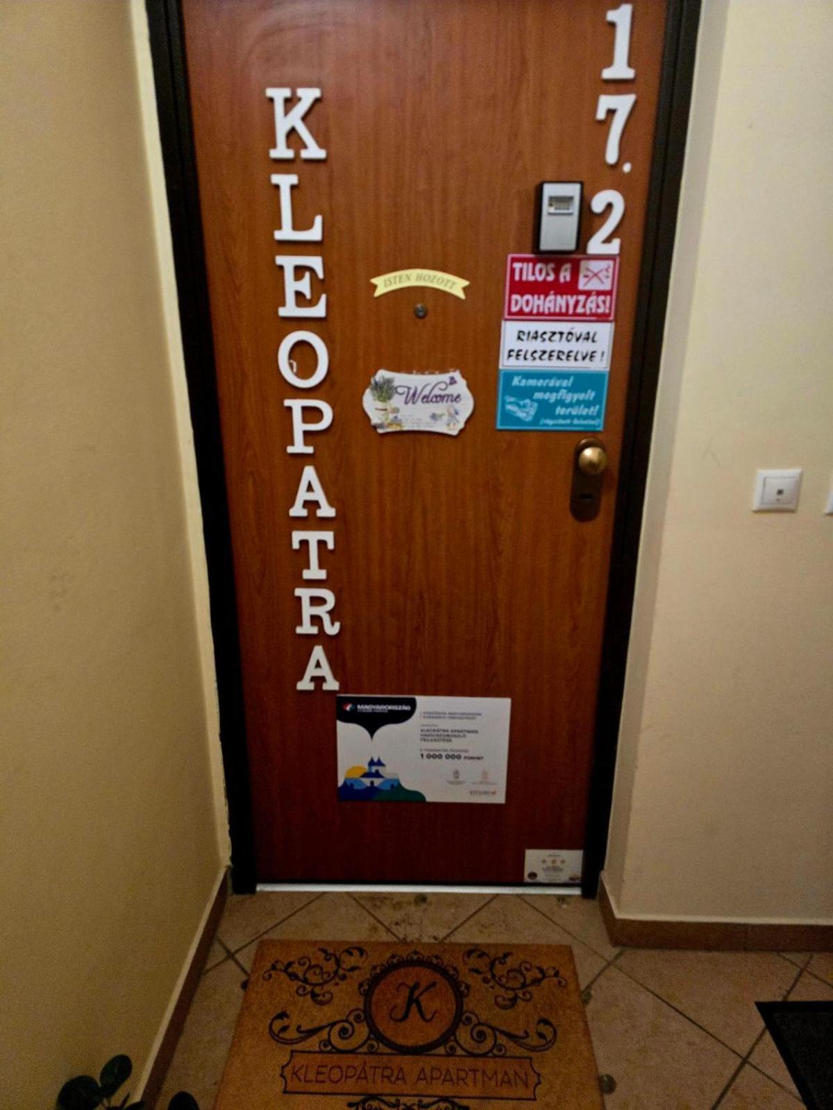 KLEOPÁTRA Stúdió Apartman Hajdúszoboszló Exterior foto